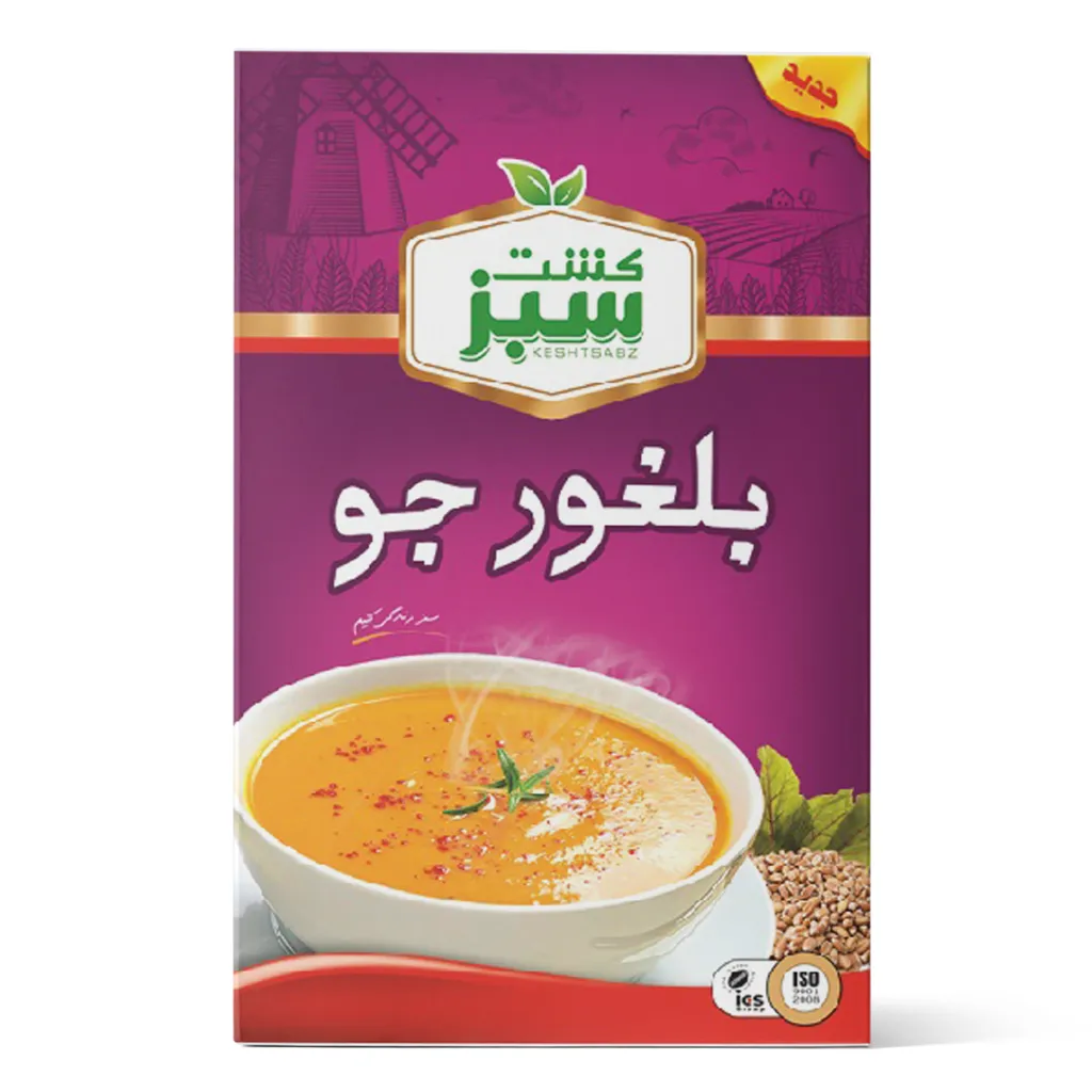[312213] بلغور جو 300 گرمی جعبه‌ای کشت سبز