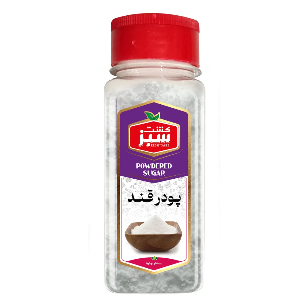پودر قند 120 گرمی جار کشت سبز