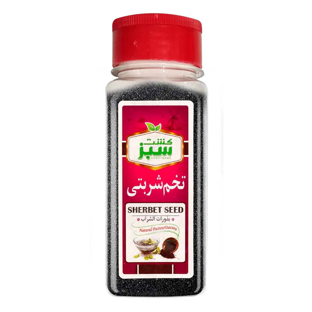 تخم شربتی 120 گرمی جار کشت سبز