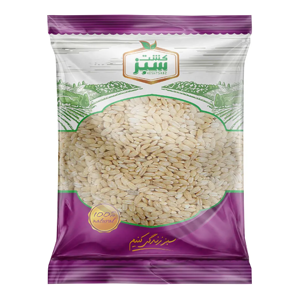 جو پوست کنده 300 گرمی سلوفان کشت سبز