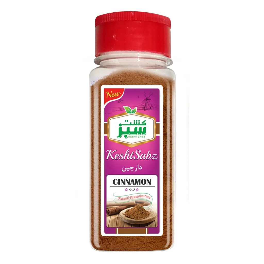 دارچین 80 گرمی جار کشت سبز