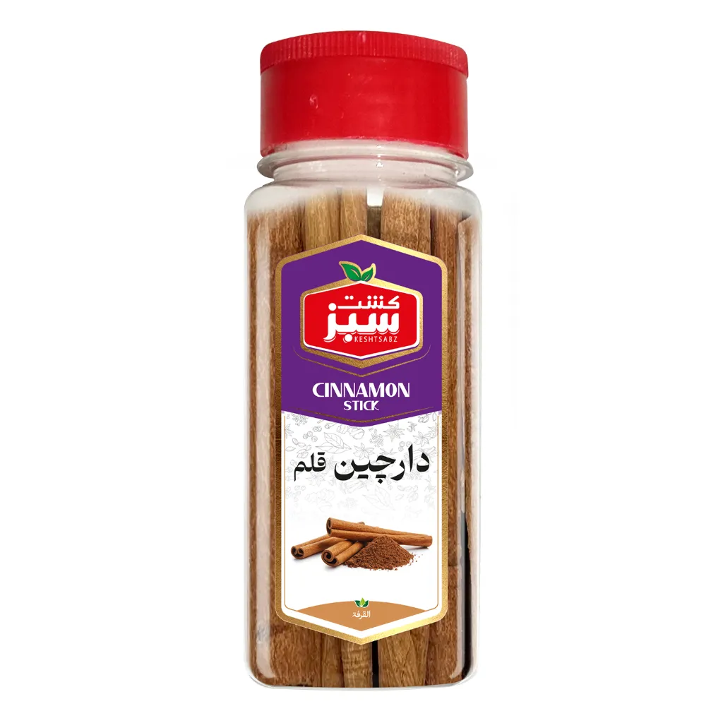 [314226] دارچین قلم 40 گرمی جار کشت سبز