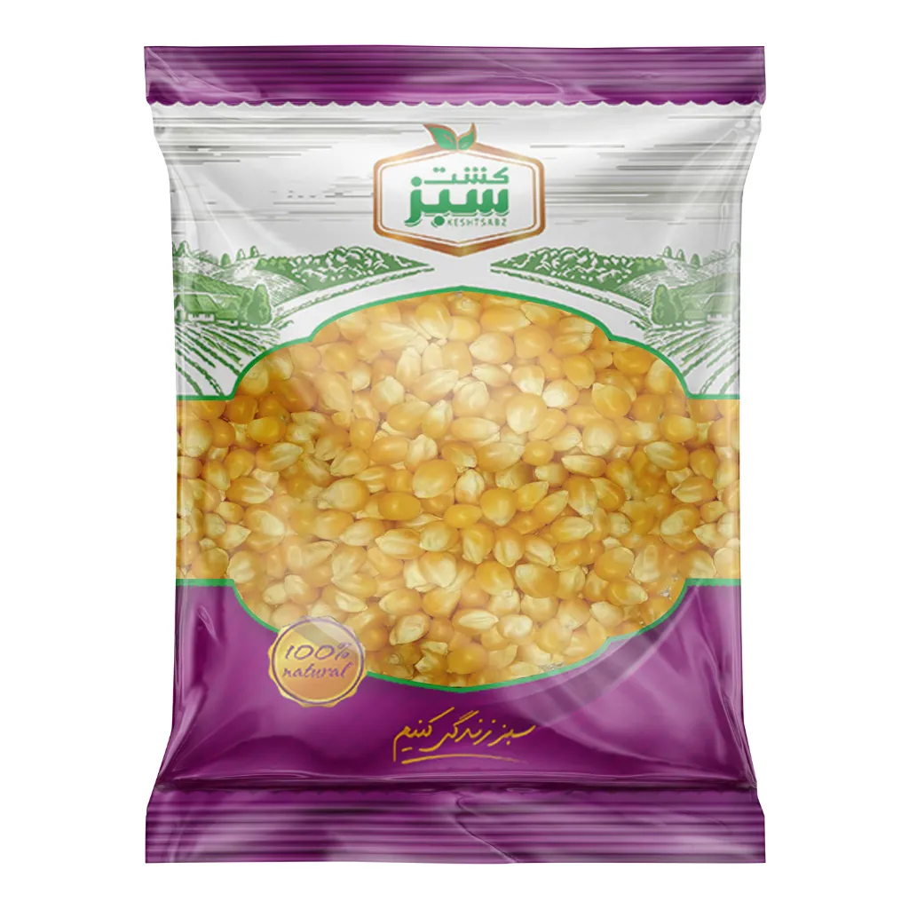[316373] دانه ذرت 300 گرمی سلوفان کشت سبز