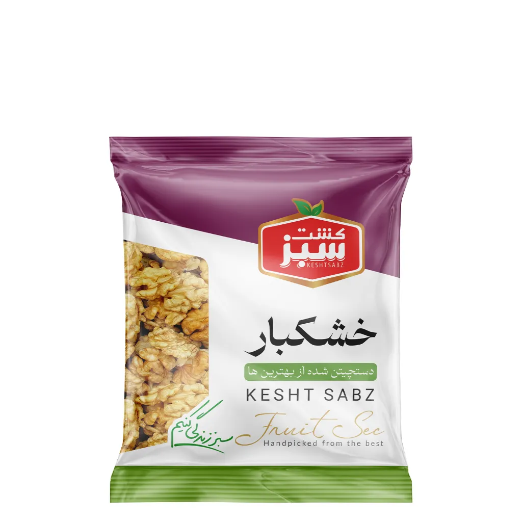 [316199] مغز گردو 60 گرمی سلوفان کشت سبز