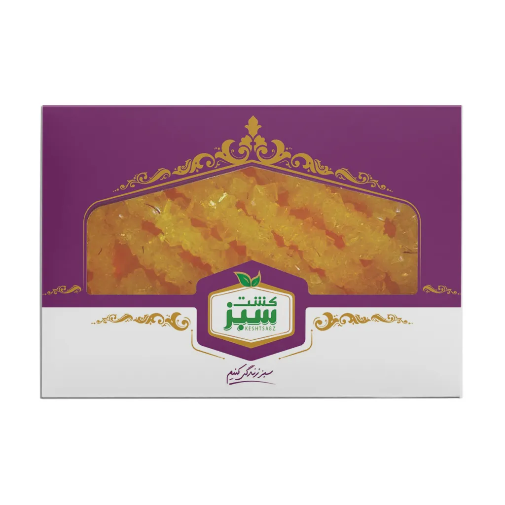 [318192] نبات شاخه زعفرانی 500 گرمی جعبه ای کشت سبز