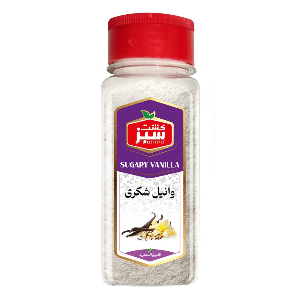 وانیل شکری 120 گرمی جار کشت سبز