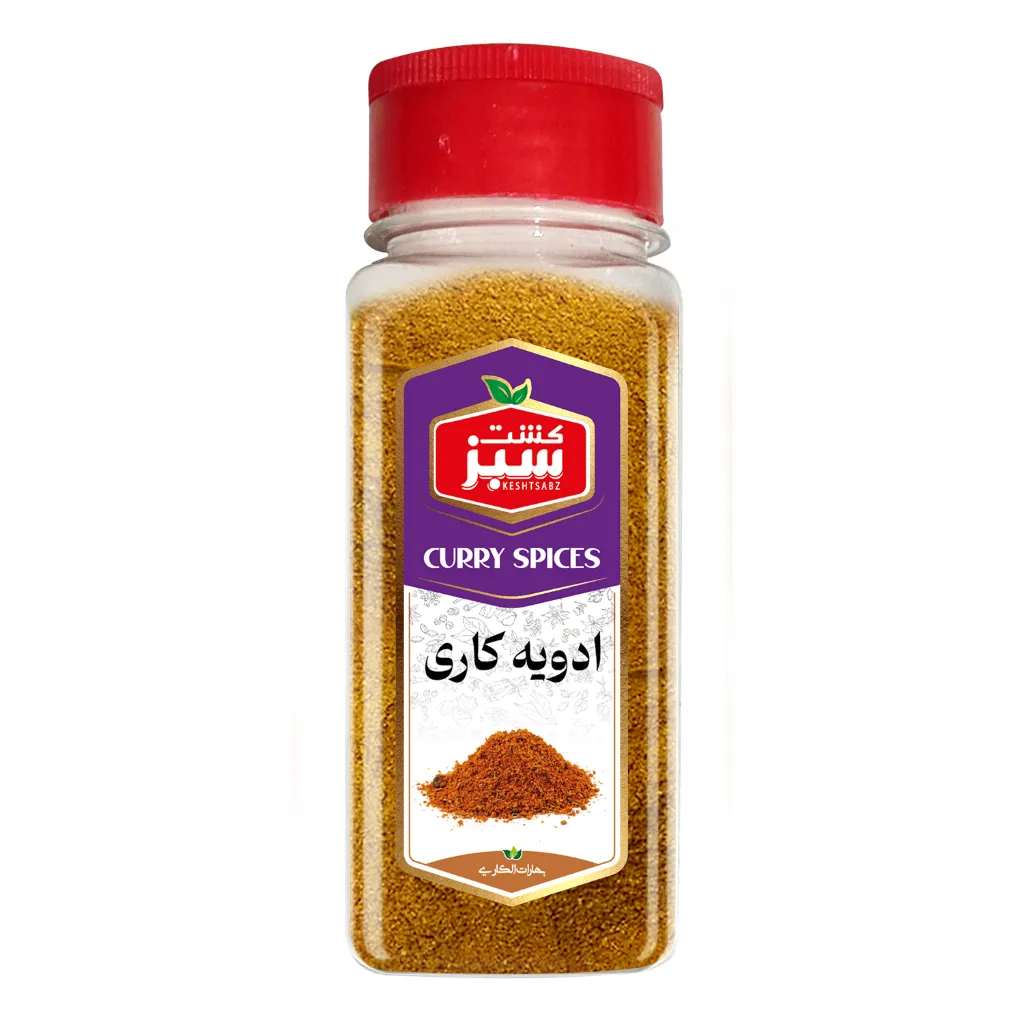 [314100] ادویه کاری 80 گرمی جار کشت سبز