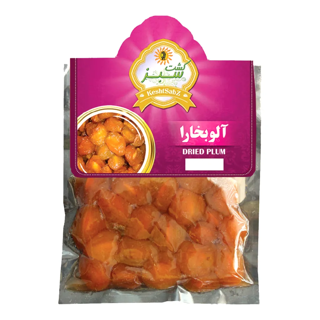 ‏آلو بخارا آویز 200 گرمی کشت سبز