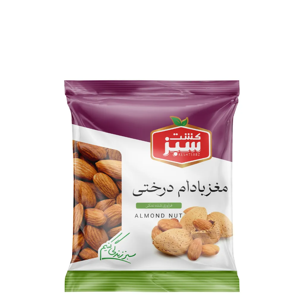 [316193] مغز بادام درختی 30 گرمی سلوفان کشت سبز